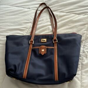 Like new navy nylon Dooney and Bourke bag